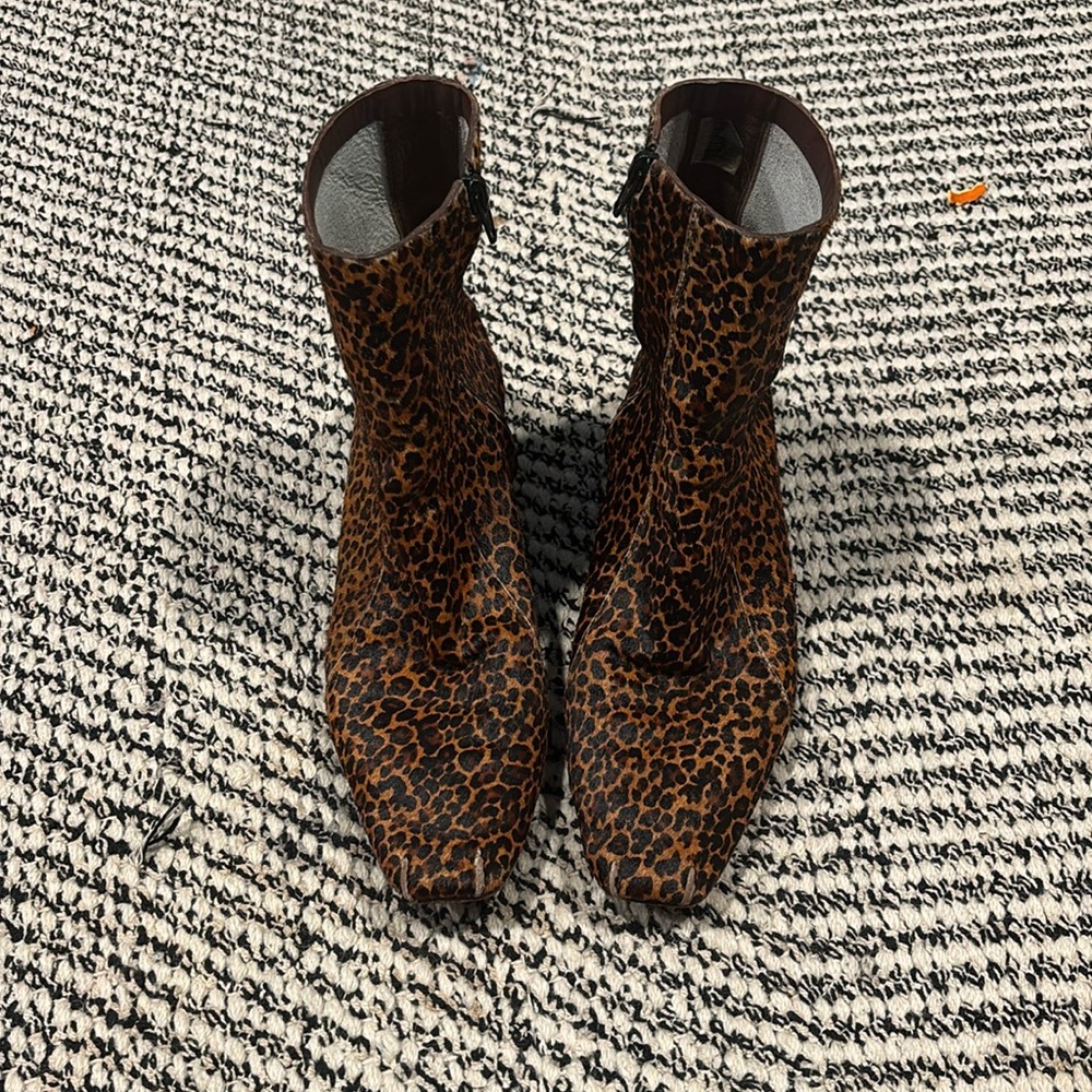 Rachel Comey leopard print boots size 10